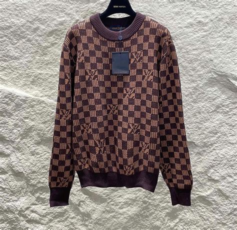 louis vuitton damier sweater